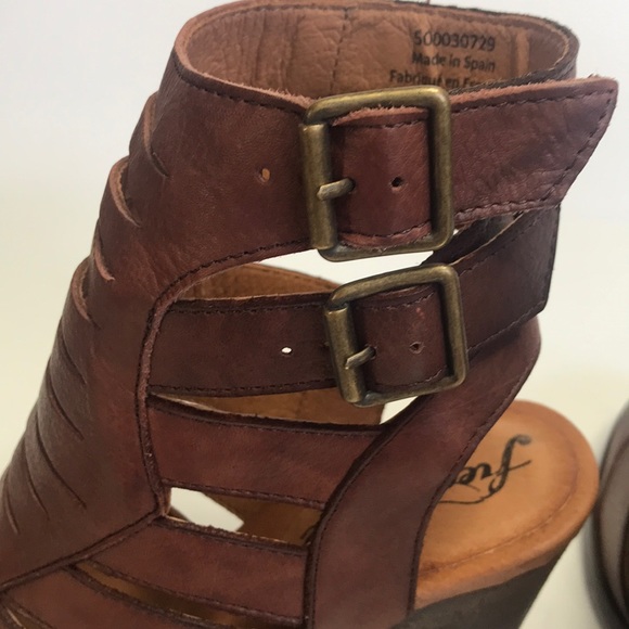 Free People Hayes Leather Heel Boot Mahogany 7 - Picture 10 of 16